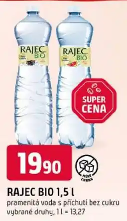 Trefa Rajec bio pramenitá voda s příchutí bez cukru nabídka