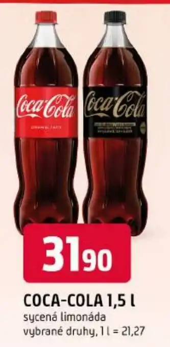 Coca-Cola sycená limonáda