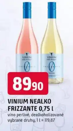 Trefa Vinium nealko frizzante nabídka