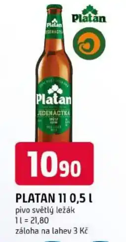Trefa Platan pivo světlý ležák nabídka