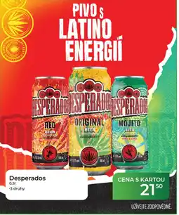 Tamda Foods Desperados pivo s latino energií nabídka