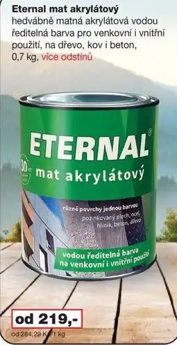 Barevný ráj Eternal mat akrylátový nabídka