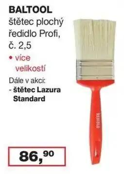 Barevný ráj Baltool štětec plochý ředidlo Profi nabídka