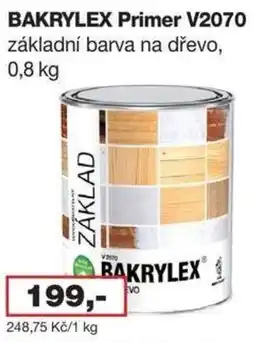 Barevný ráj Bakrylex základní barva na dřevo nabídka
