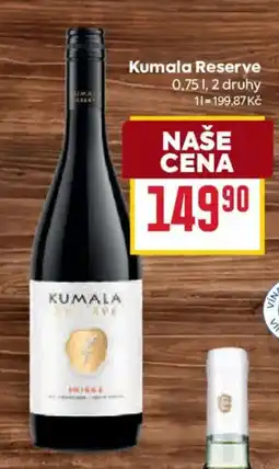 Billa Kumala reserve nabídka