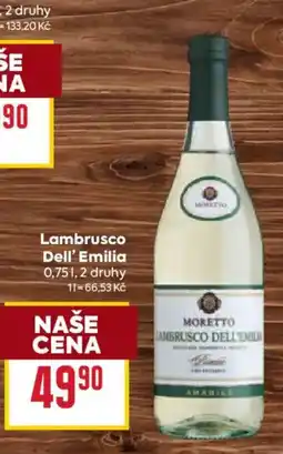 Billa Moretto Lambrusco Dell'Emilia nabídka