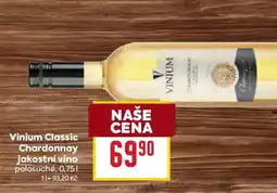 Billa Vinium Classic Chardonnay nabídka