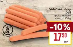 Billa Deli vídeňské párky nabídka