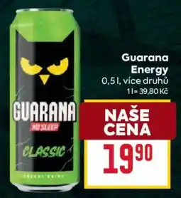 Billa Guarana Energy Classic nabídka