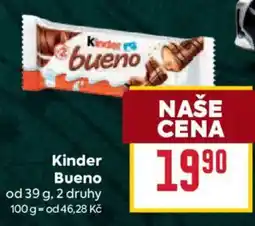 Billa Kinder Bueno nabídka