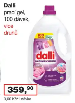 Ráj drogerie Dalli prací gel nabídka
