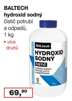Ráj drogerie Baltech hydroxid sodný nabídka