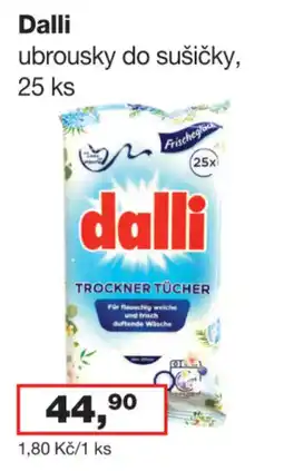 Ráj drogerie Dalli ubrousky do sušičky nabídka