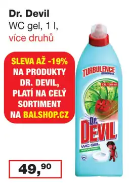 Ráj drogerie Dr. Devil WC gel nabídka