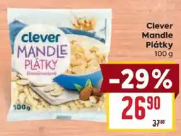 Billa Clever mandle plátky nabídka