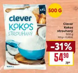 Billa Clever kokos strouhaný nabídka