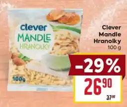 Billa Clever mandle hranolky nabídka