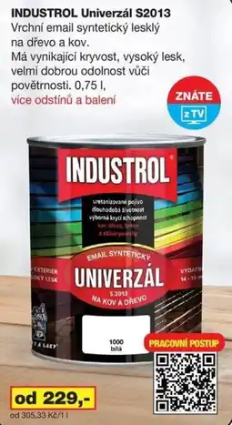 Barevný ráj Industrol email syntetický univerzál s 2013 nabídka