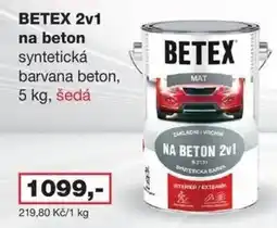 Barevný ráj Betex syntetická barvna beton nabídka