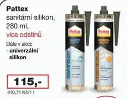 Barevný ráj Pattex sanitární silikon nabídka