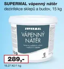 Barevný ráj Supermal vápenný nátěr nabídka