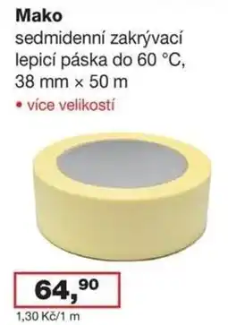 Barevný ráj Mako sedmidenní zakrývací lepící páska nabídka