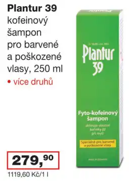 Ráj drogerie Plantur 39 kofeinový šampon nabídka