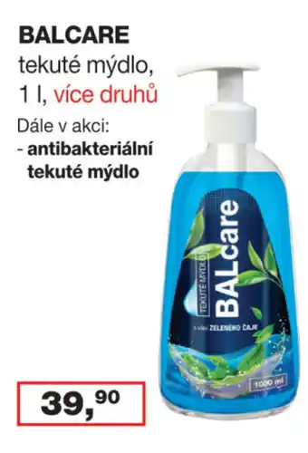 Ráj drogerie Balcare tekuté mýdlo nabídka