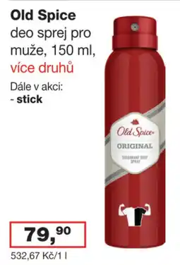 Ráj drogerie Old Spice deo sprej pro muže nabídka