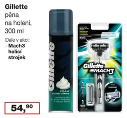Ráj drogerie Gillette pěna na holení nabídka
