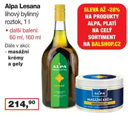 Ráj drogerie Alpa lesana lihový bylinný roztok nabídka