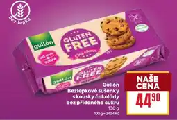 Billa Gullón bezlepkové sušenky s kousky čokolády bez přidaného cukru nabídka
