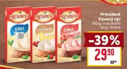 Billa President tavený sýr nabídka