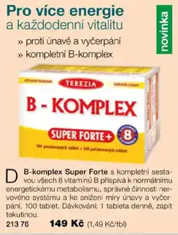 Decodoma Terezia B-komplex Super Forte nabídka