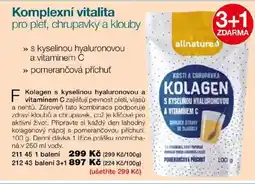 Decodoma allnatures kolagen s kyselinou hyaluronovou a vitaminem c pomerančová příchut nabídka