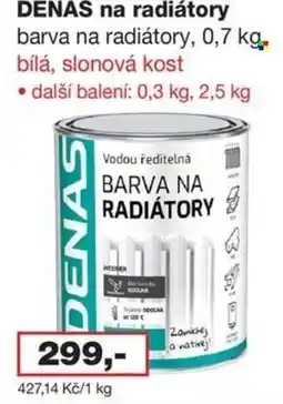 Barevný ráj Denas barva na radiátory nabídka