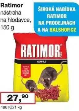 Barevný ráj Ratimor nástraha na hlodavce nabídka