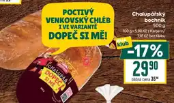 Billa Chalupářský chléb nabídka