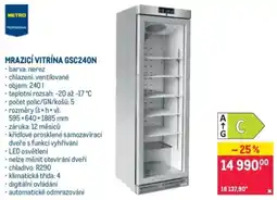 Makro Metro Professional mrazicí vitrína gsc240n nabídka