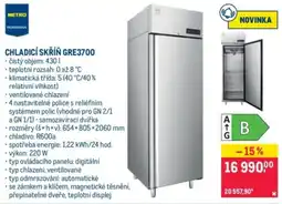 Makro Metro Professional chladicí skřín gre3700 nabídka