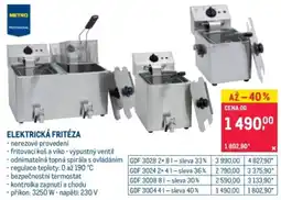 Makro Metro Professional elektrická fritéza nabídka