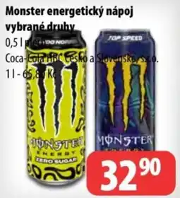 Partner Maloobchodní síť Monster energetický nápoj nabídka