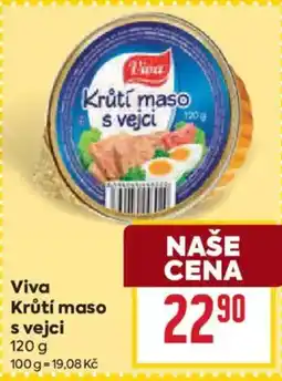 Billa Viva Krůtí maso s vejci nabídka
