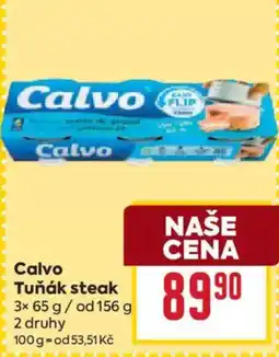 Billa Calvo Tuňák steak nabídka