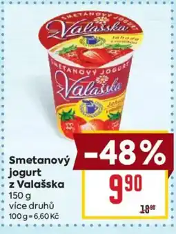 Billa Valasska smetanový jogurt nabídka