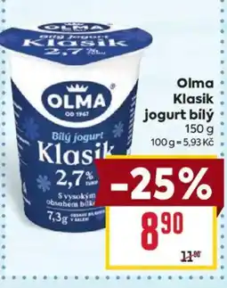 Billa Olma klasik jogurt bílý nabídka