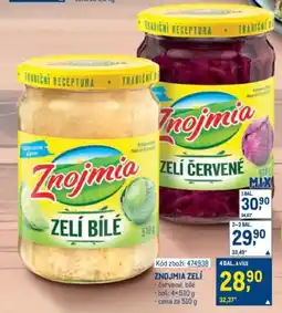 Makro Znojmia zelí červené, bílé nabídka