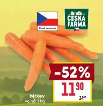Billa Česká Farma Mrkev nabídka