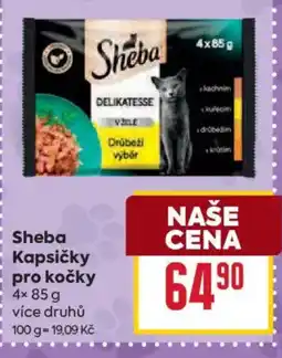 Billa Sheba kapsičky pro kočky nabídka
