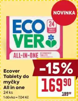 Billa Ecover tablety do myčky all in one nabídka